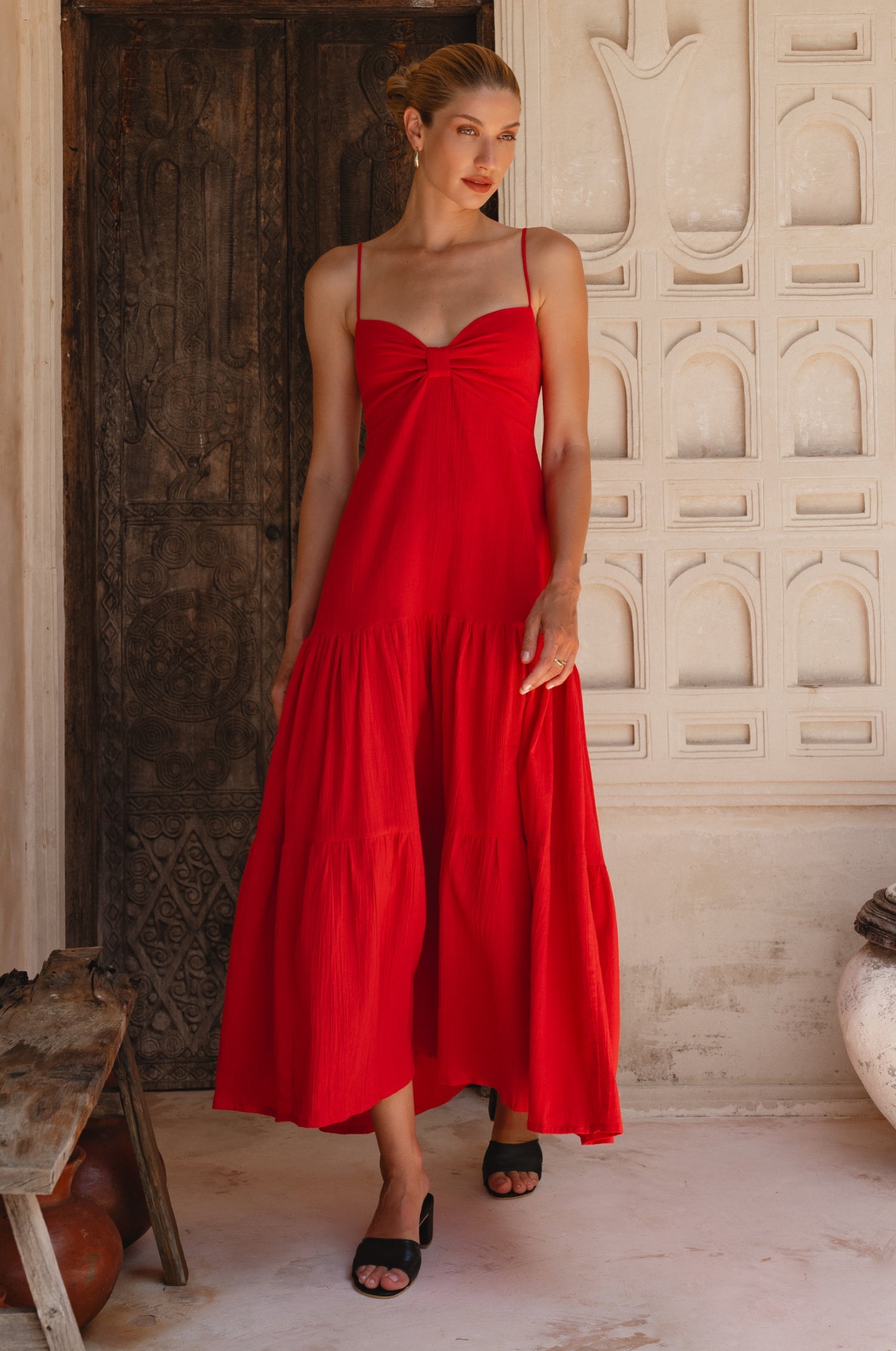 Aurelia Linen Maxi Dress-2
