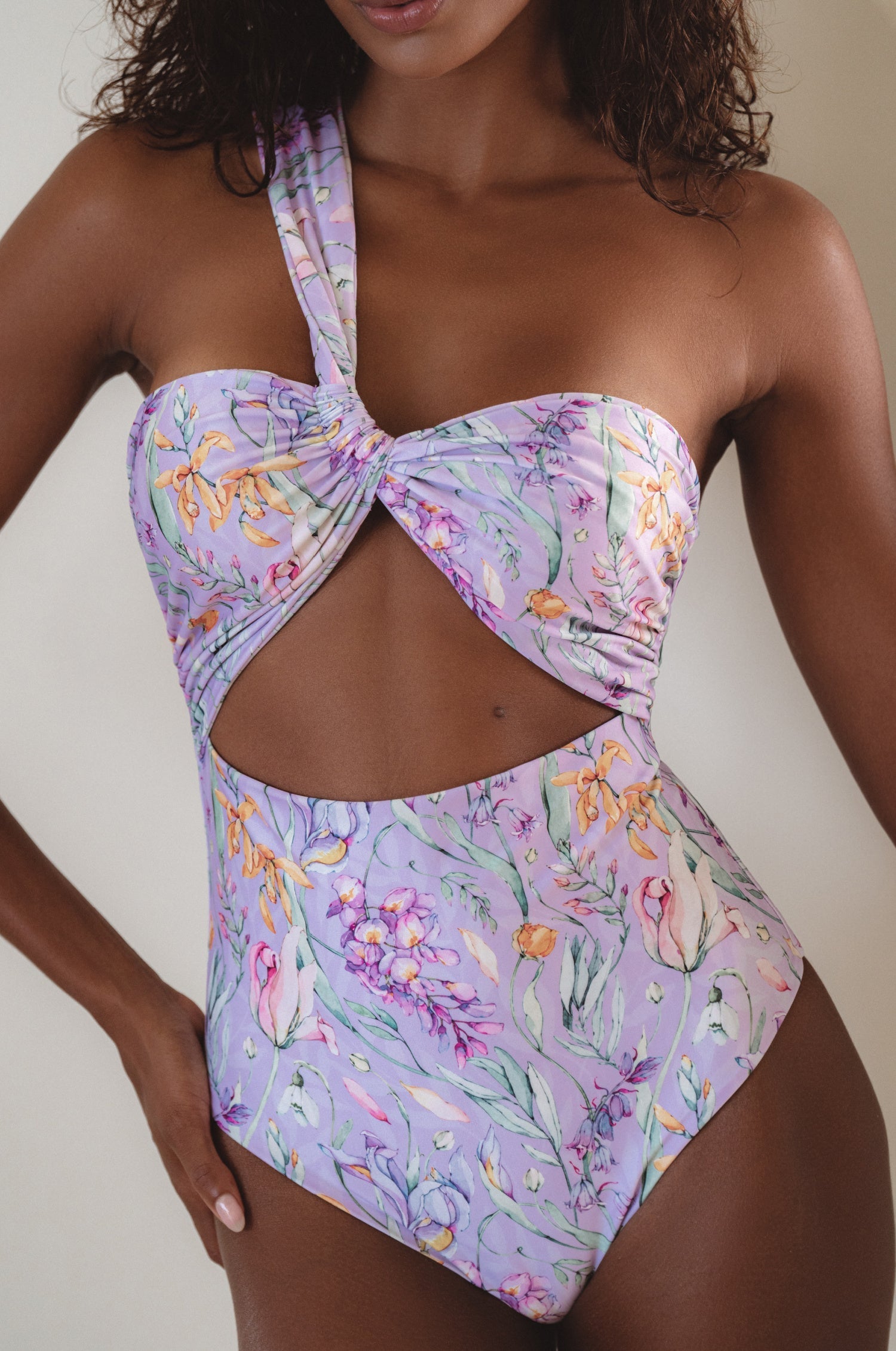 Ibiza One Piece Ruched Swimsuit-5