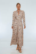 Vestido maxi de manga larga Poeme