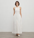 Vestido sin mangas estilo funcional "Plain Poetry" para mujer, estilo francés, nuevo temperamento, entallado, pequeño vestido negro de Hepburn, falda larga