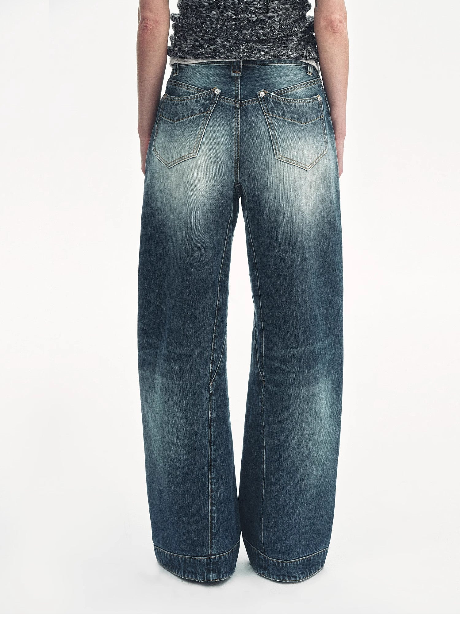 "Street Moments" Deconstructed Scimitar Straight Jeans Summer