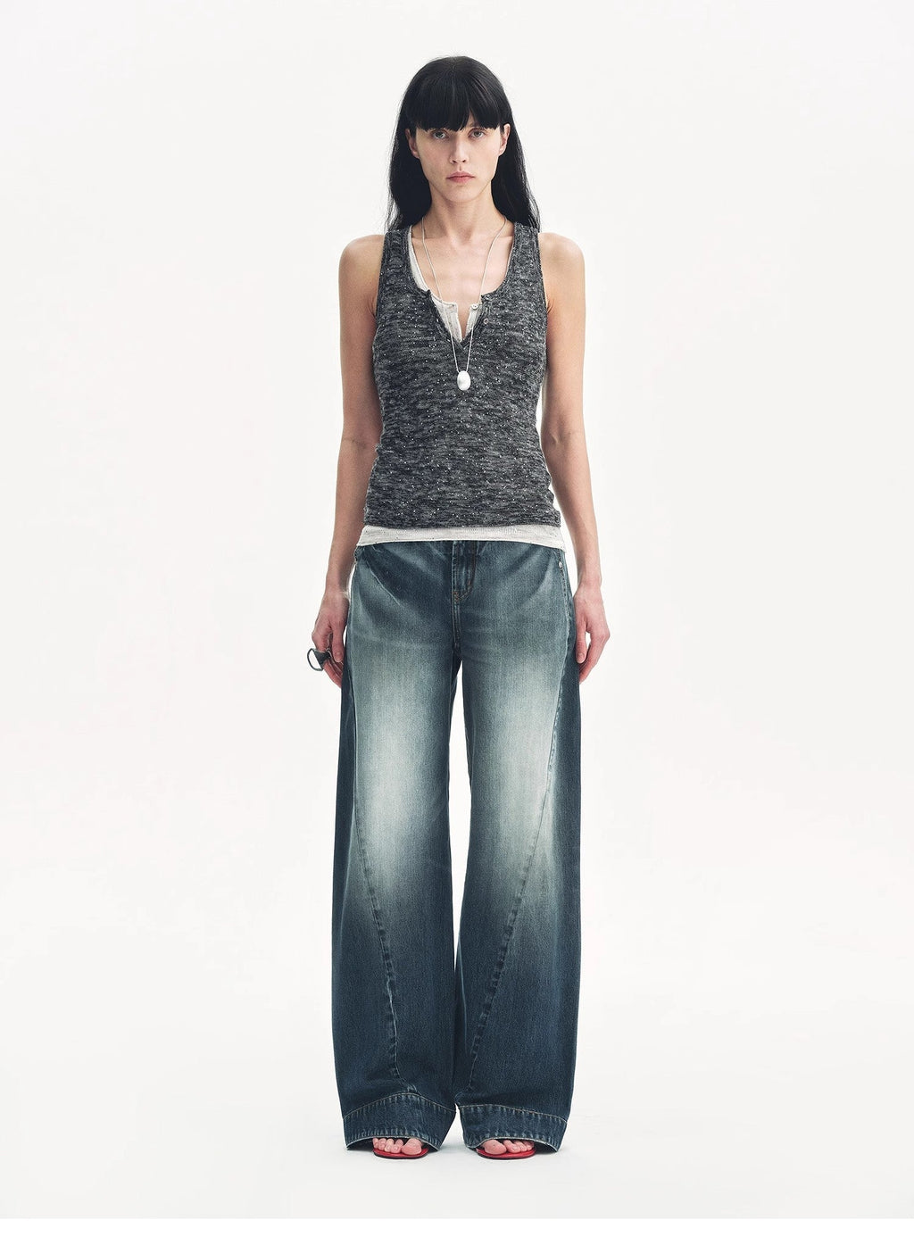 "Street Moments" Deconstructed Scimitar Straight Jeans Summer